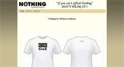 Desktop Screenshot of iwearnothing.com